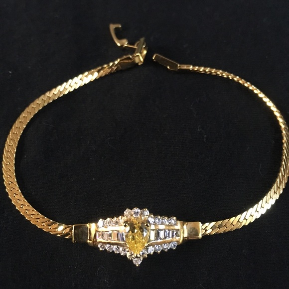 Jewelry - Vintage Yellow Topaz Bracelet